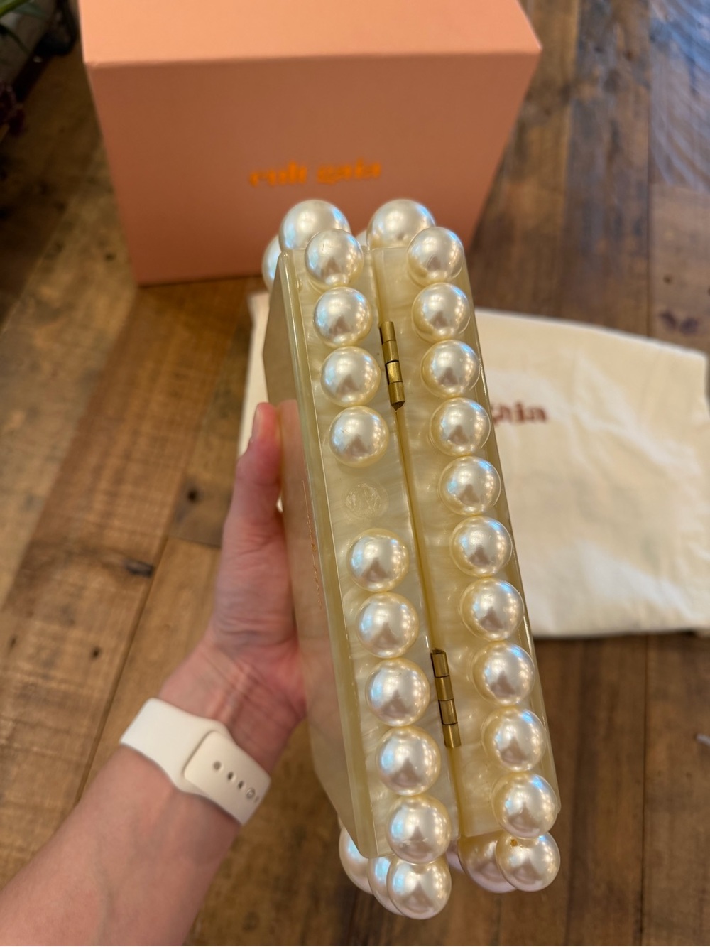 Cult Gaia EOS Box Clutch - Ivory - Picture 5 of 9